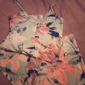 Floral two piece pjs